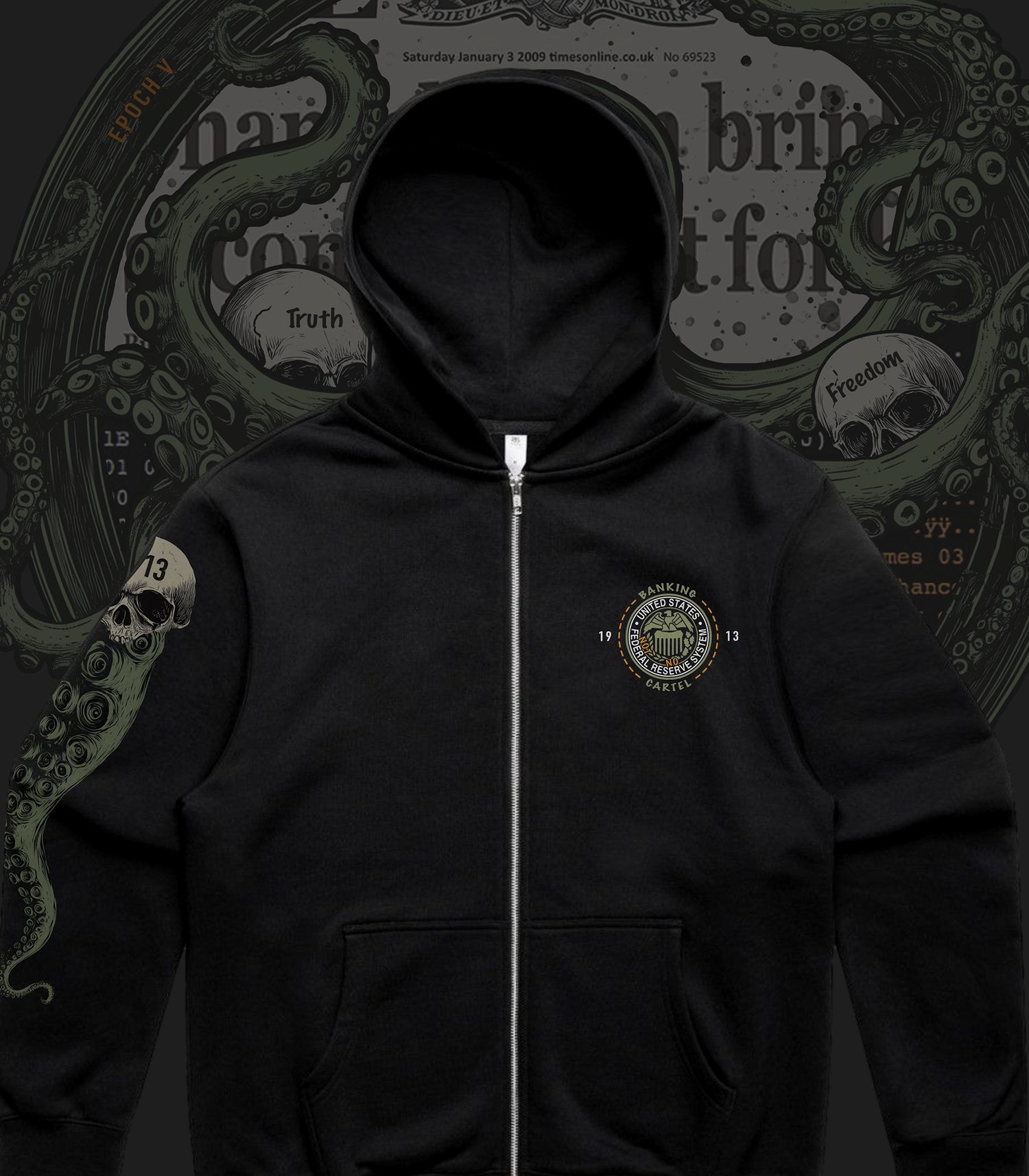 "Chancellor & Genesis" Full-Zip Premium Hoodie