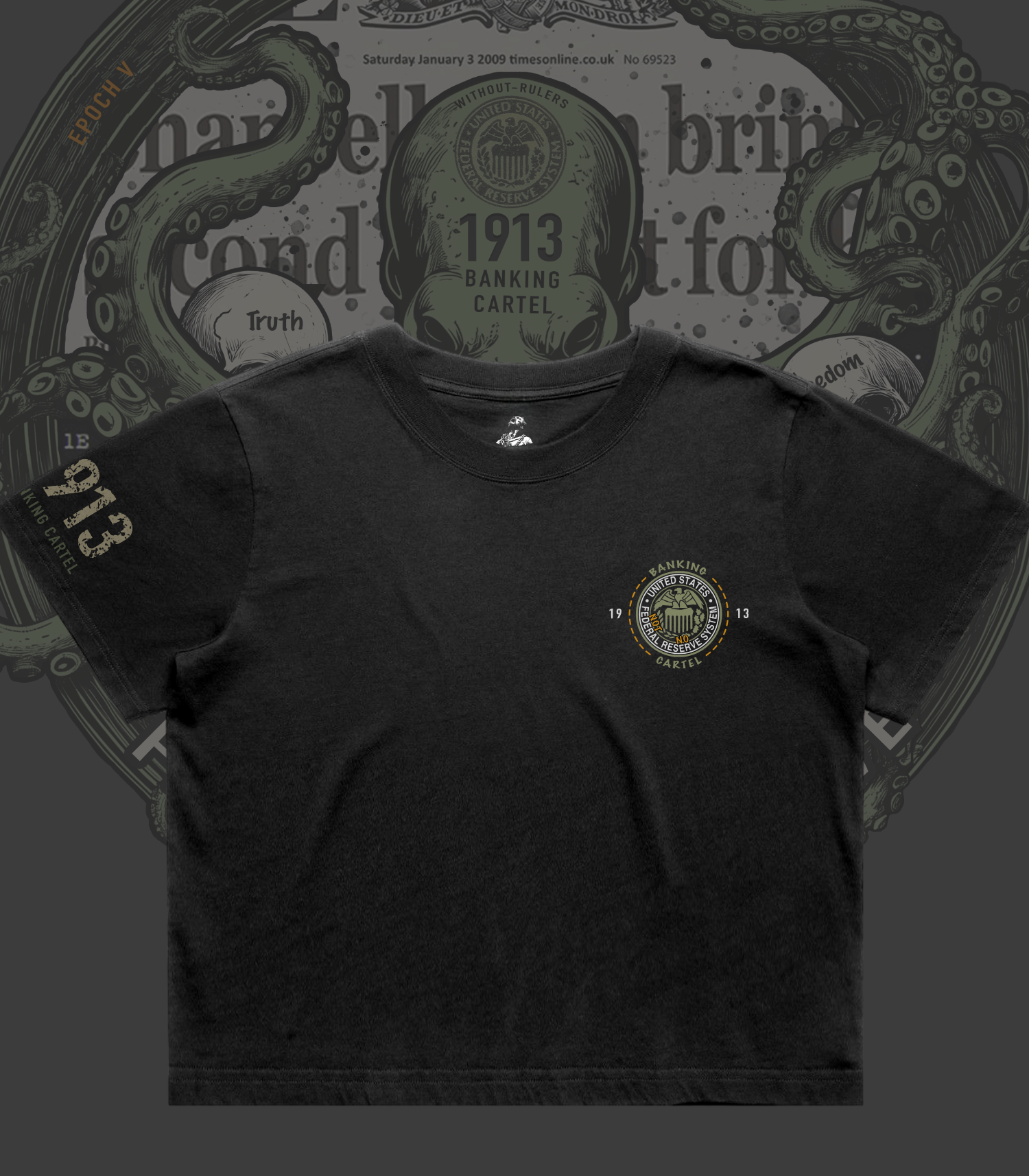 "Chancellor & Genesis" Premium Womens CropTop