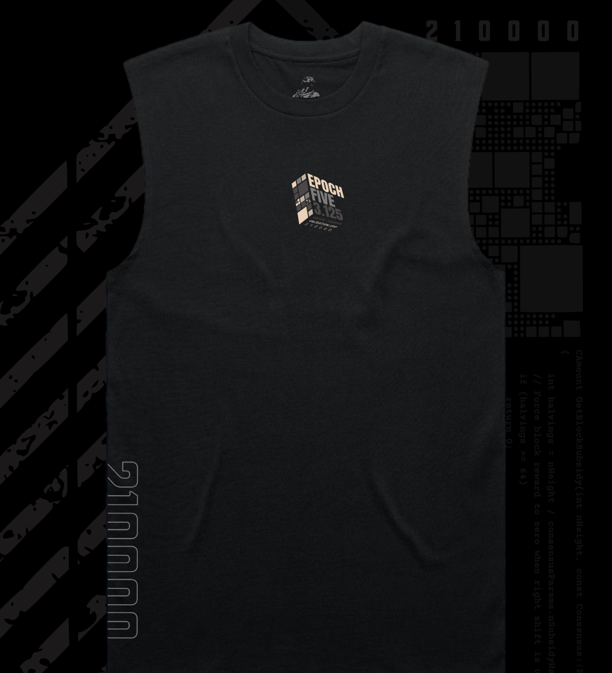 Epoch V "210000 Blocks" Premium Mens Tank