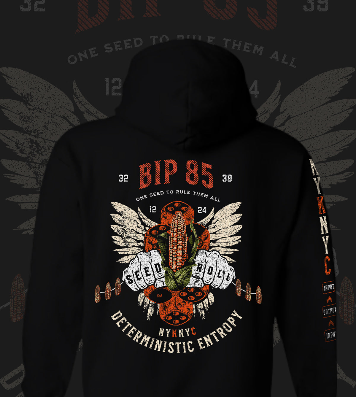 NYKNYC - BIP 85 - Hoodie Black