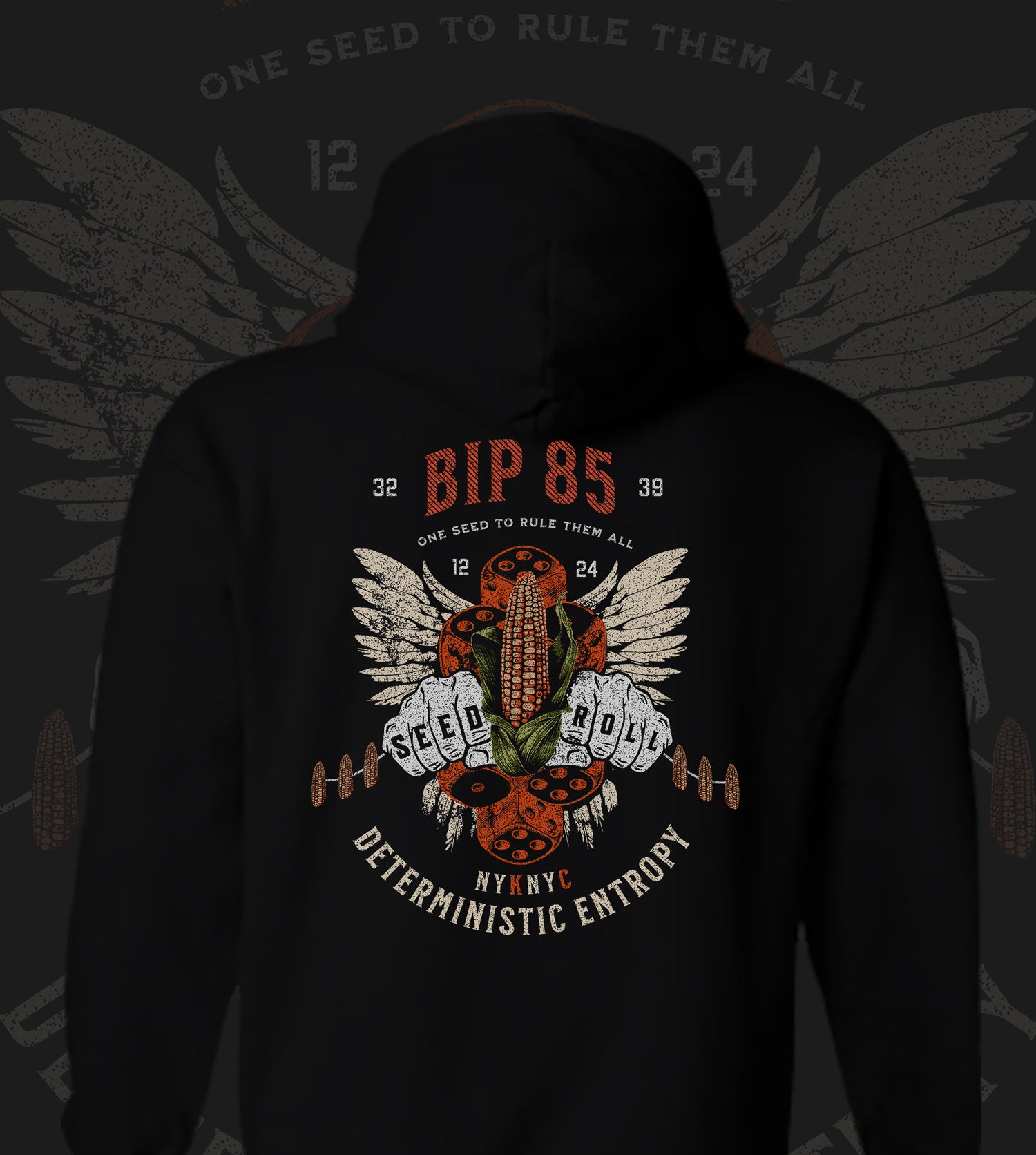 NYKNYC - BIP 85 - Hoodie Black