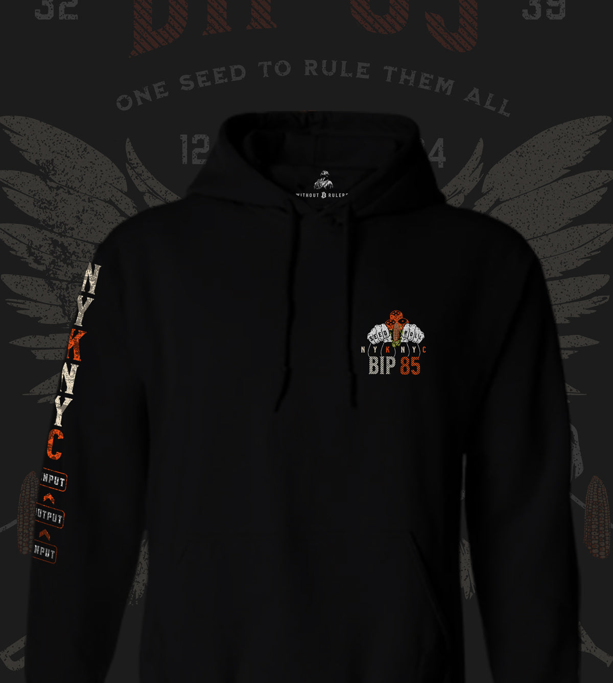 NYKNYC - BIP 85 - Hoodie Black