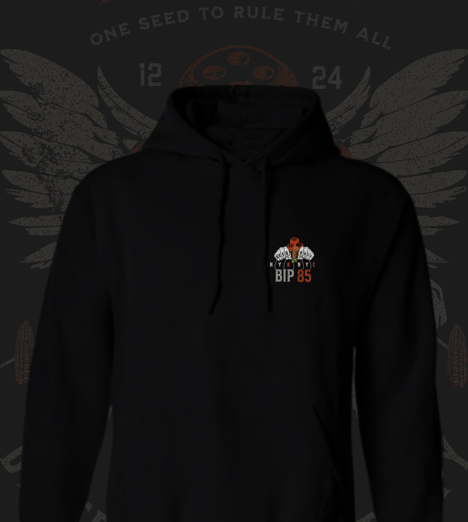 NYKNYC - BIP 85 - Hoodie Black