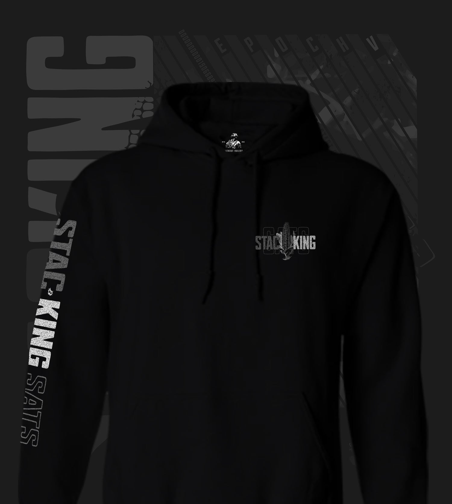 NYKNYC - Stacking- Black & White - Hoodie