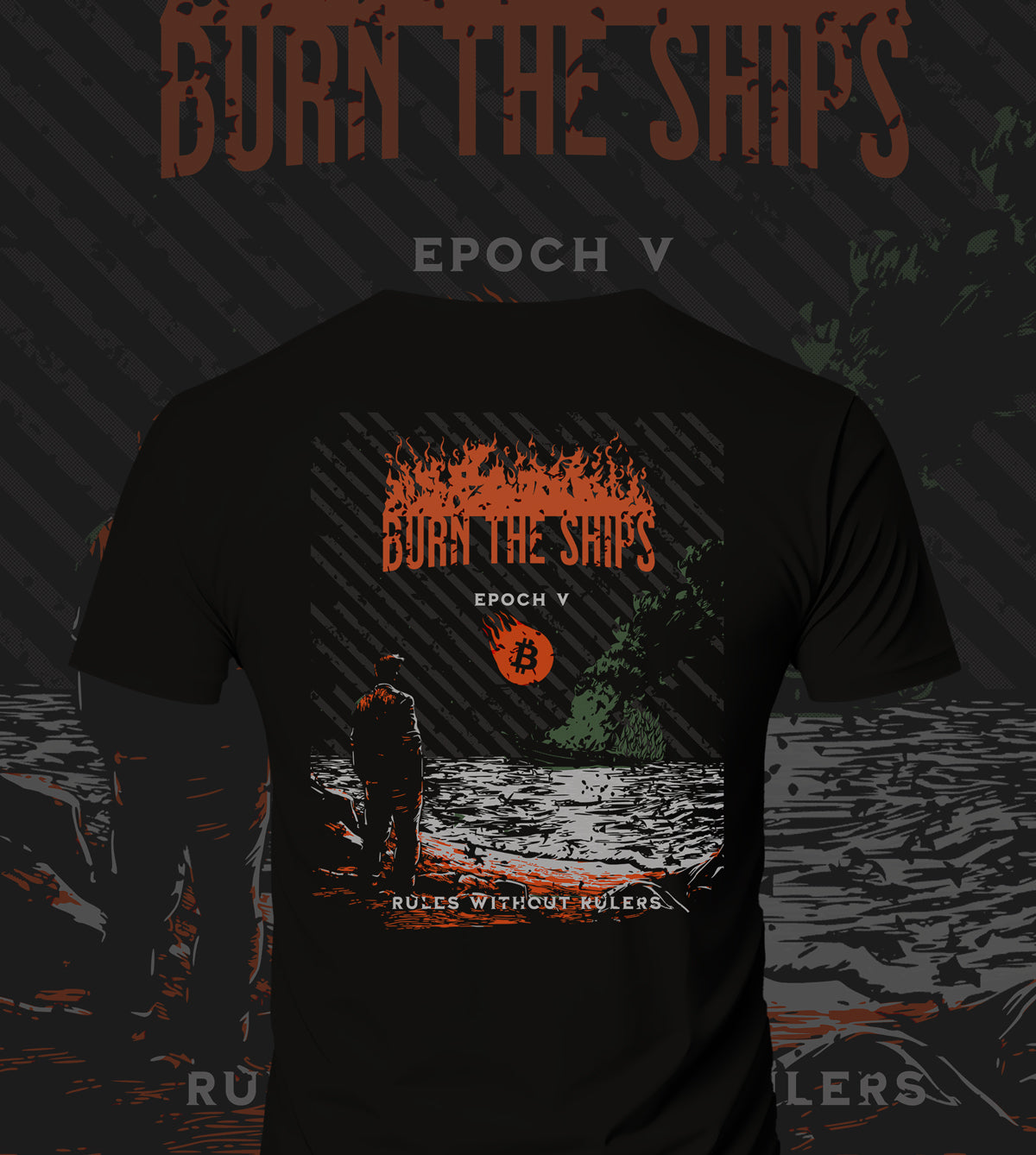 NYKNYC - Burn The Ships Poster Style - T-Shirt