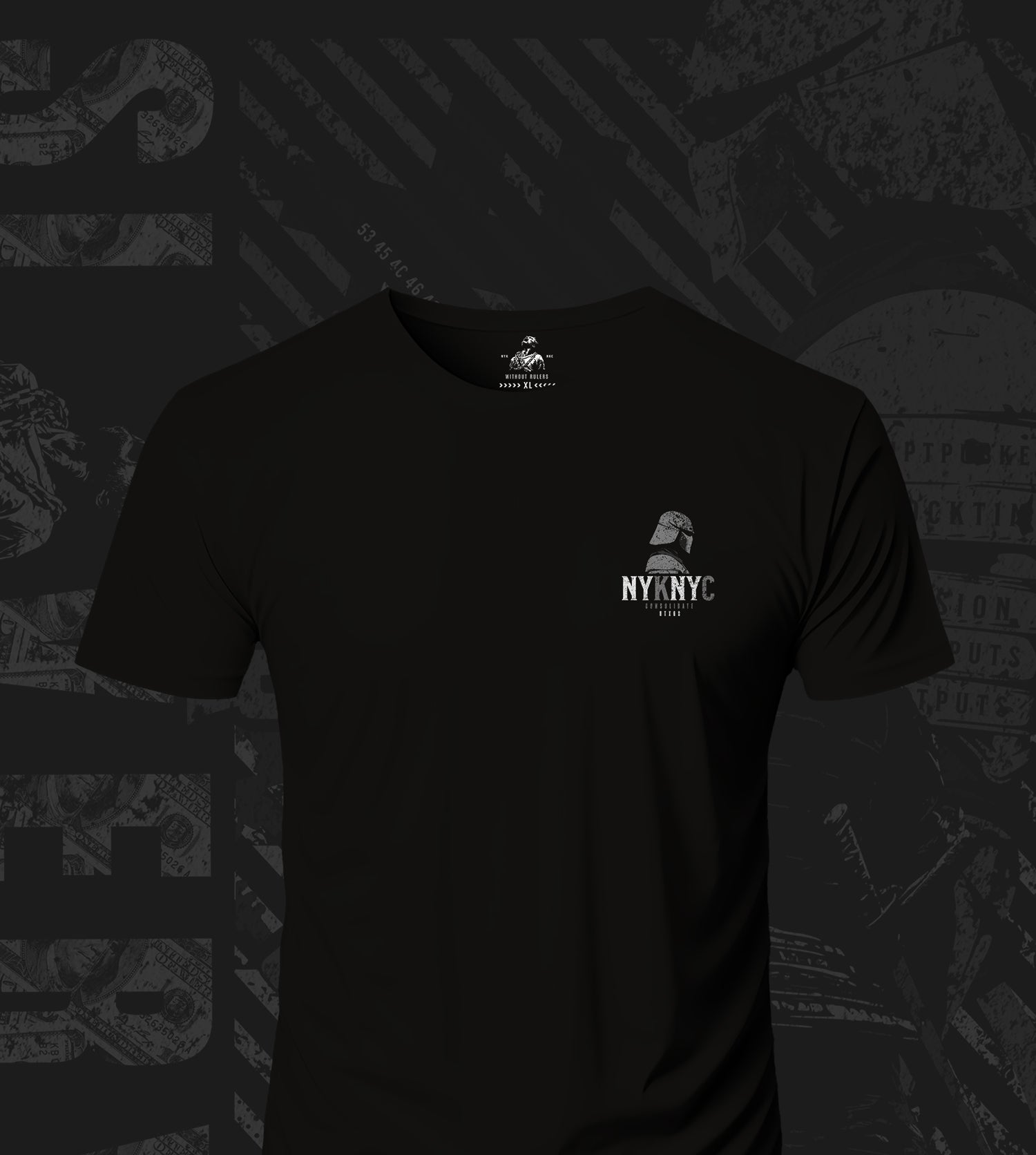 Bitcoin Or Slavery - T-Shirt - Consolidate UTXOs Black and White