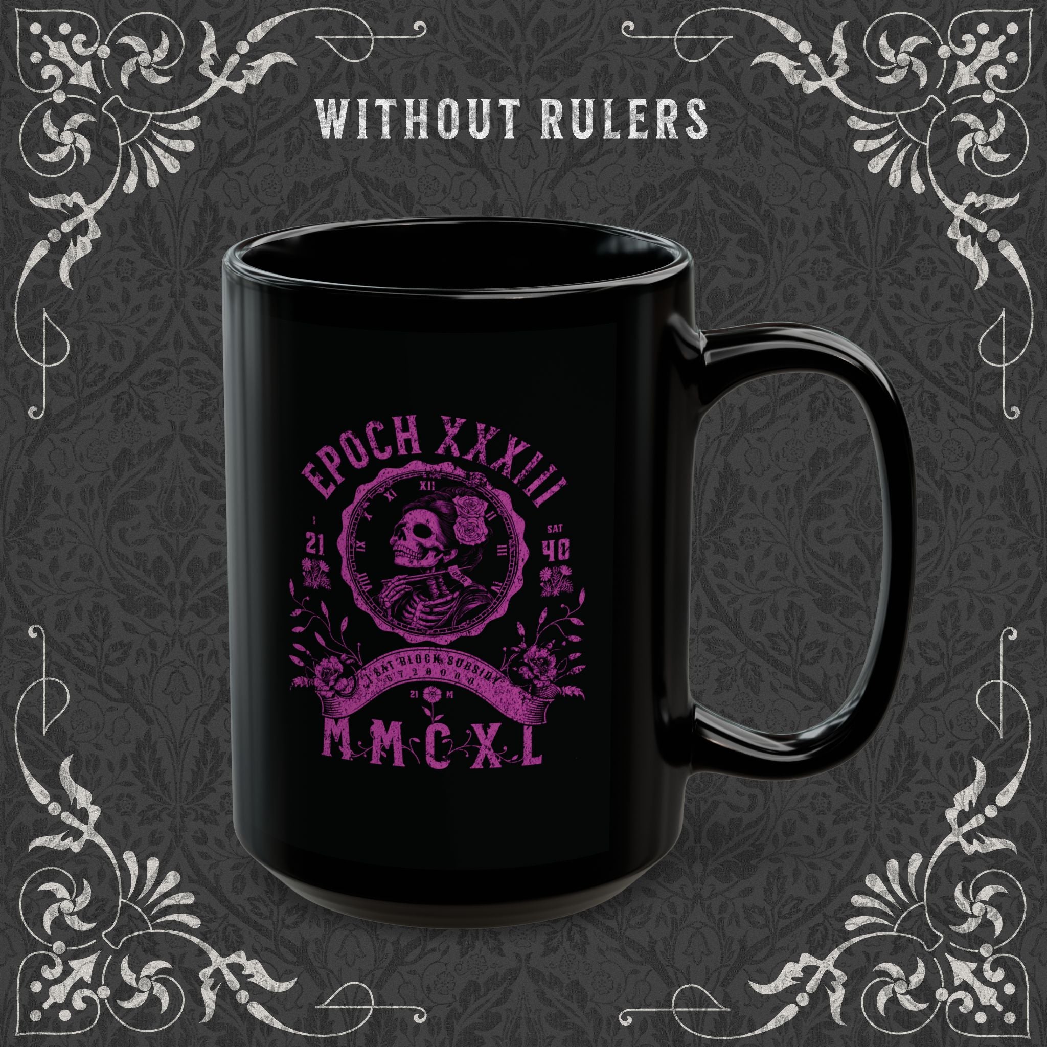 EPOCH 33 6720000 Black and Pink Mug