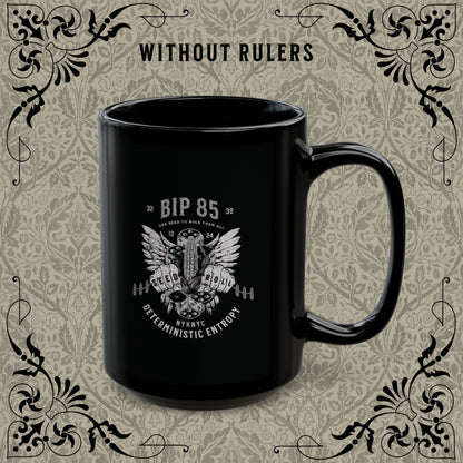 BIP85 Black and White Mug