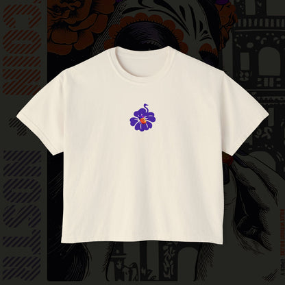 Tech Stack Nostr + Bitcoin - Womens Boxy Tee