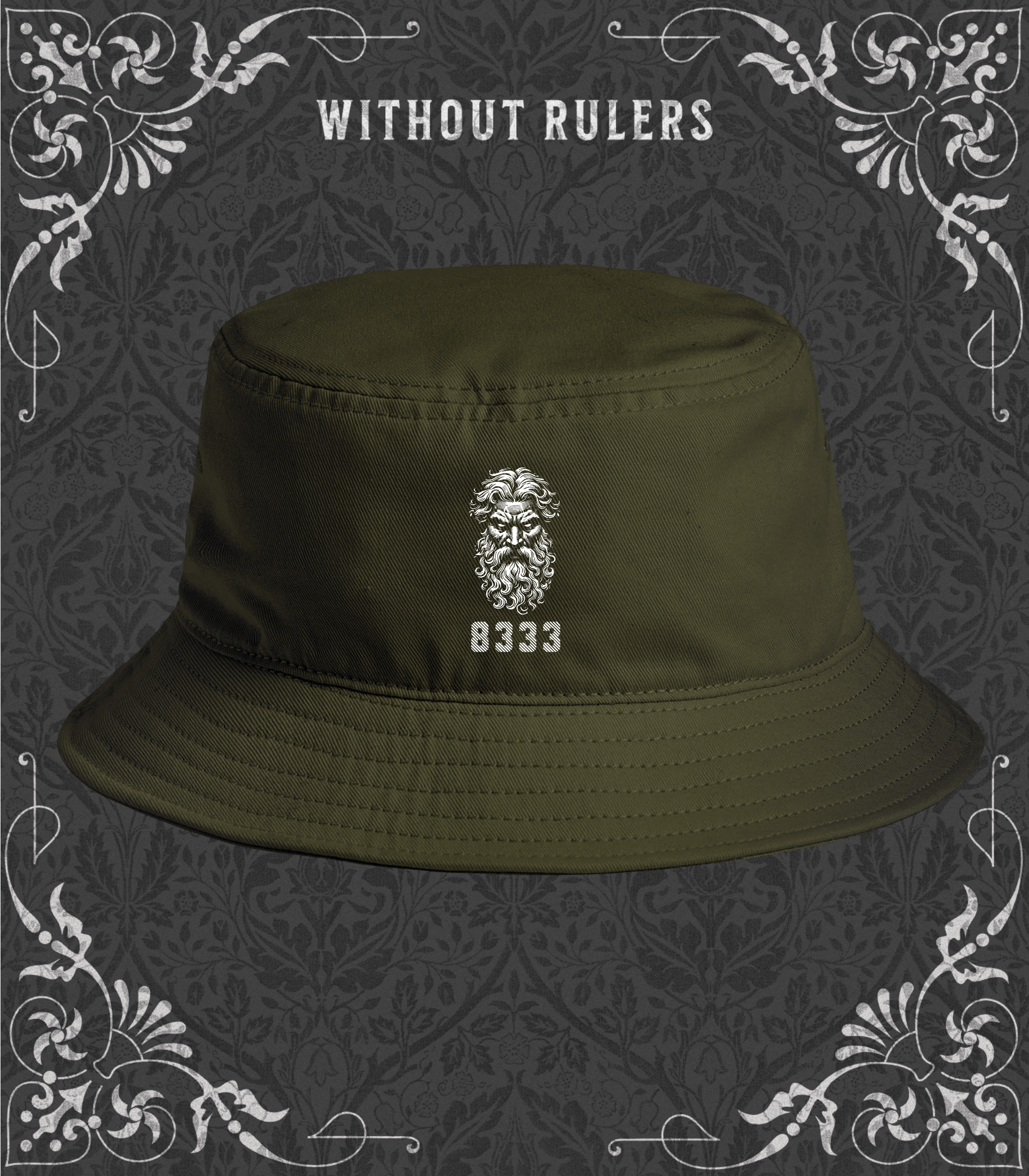 Node Runner "8333" Printed Bucket Hat