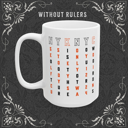 Custody "No Second Best" - White Mug