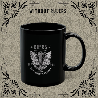 BIP85 Black and White Mug