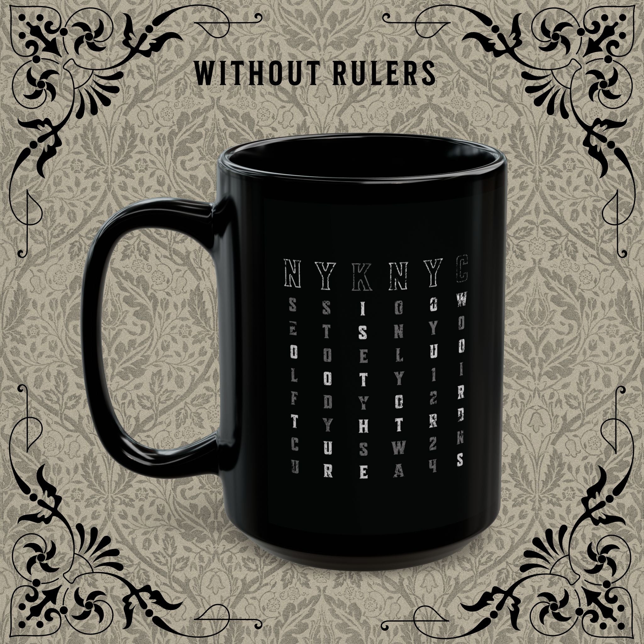 BIP85 Black and White Mug