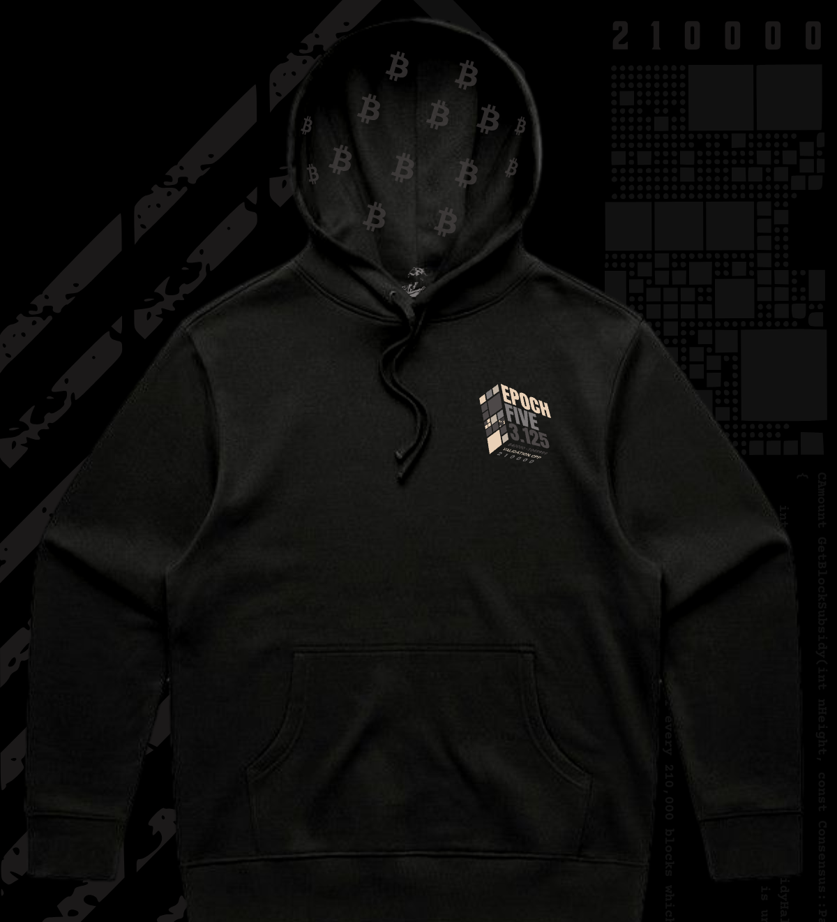 Epoch V "210000 Blocks" Premium Hoodie