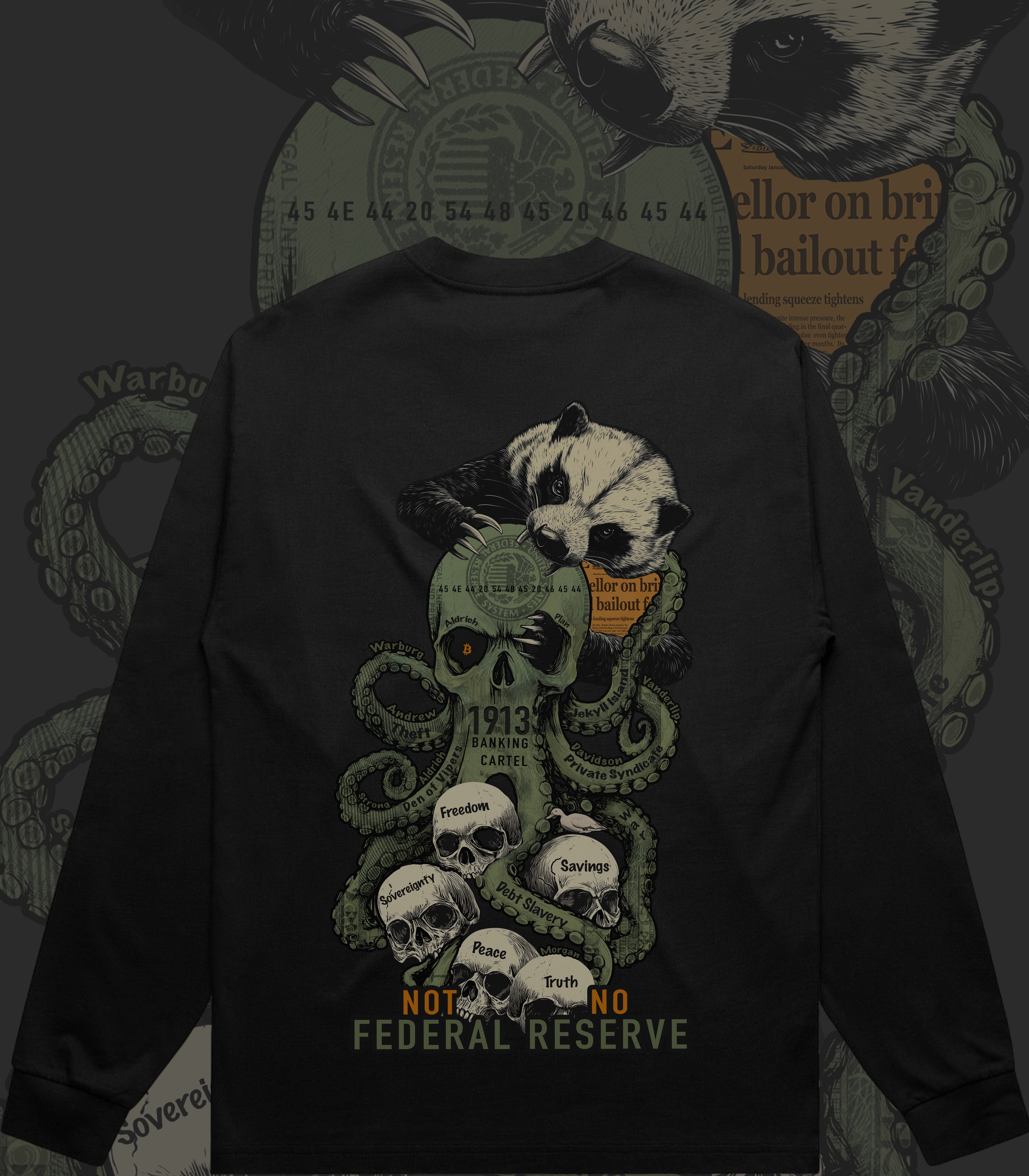 "Badger vs Cartel" Premium Long Sleeve Shirt