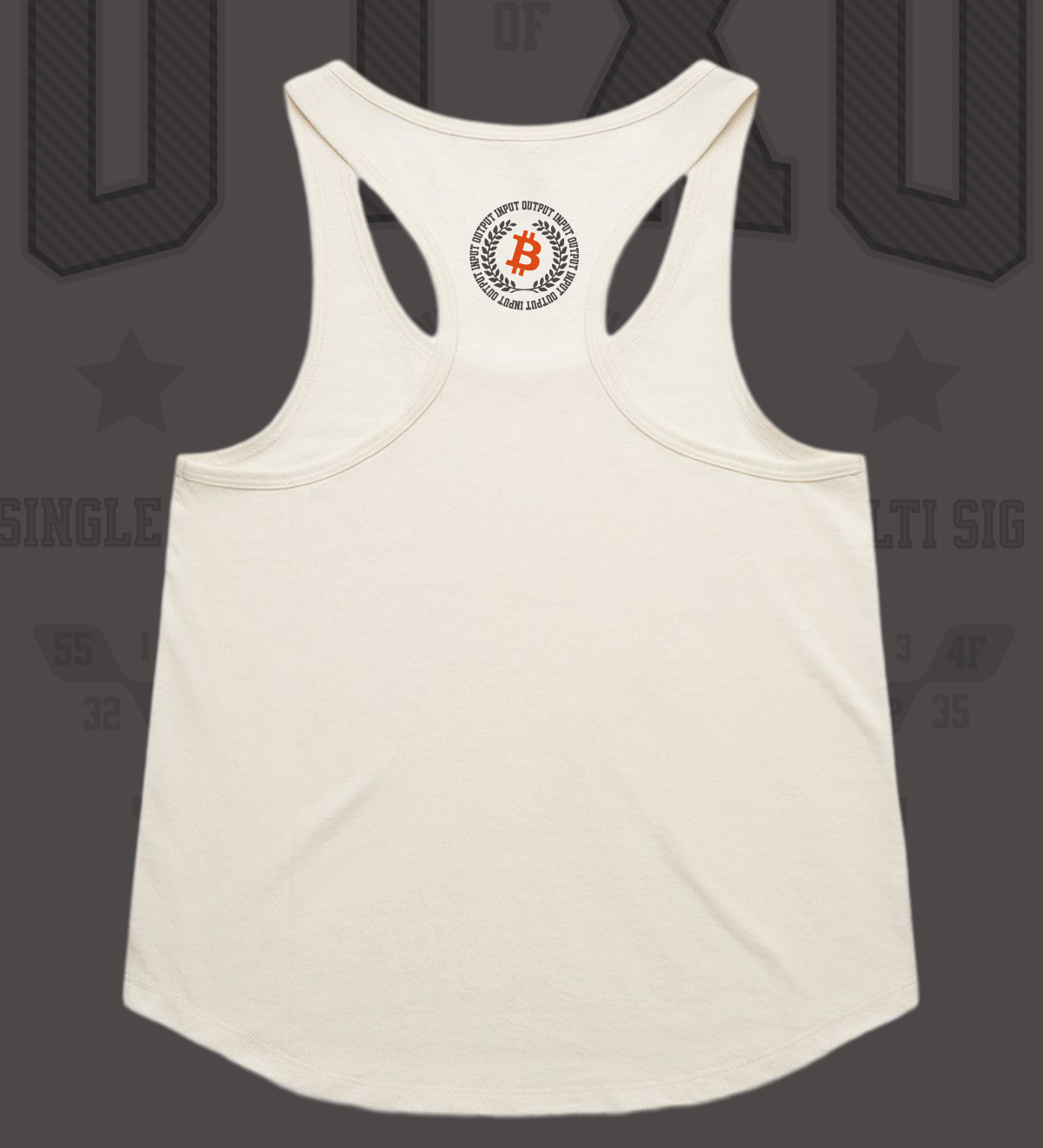 UTXO University Premium Womens Racerback