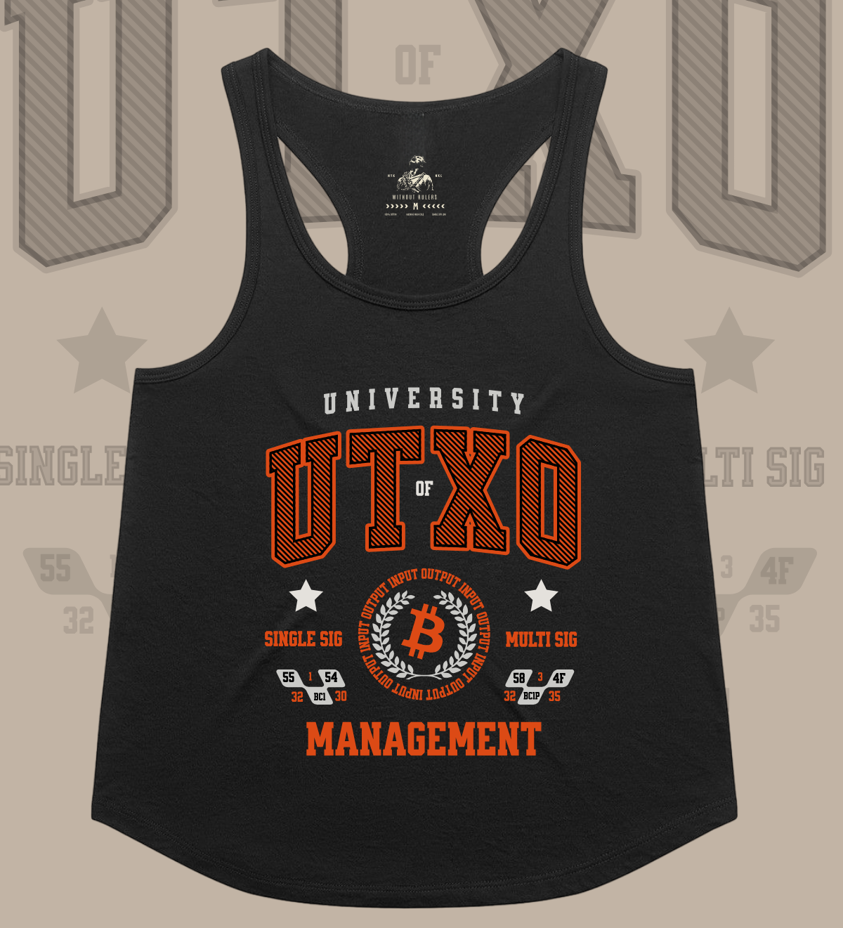 UTXO University Premium Womens Racerback