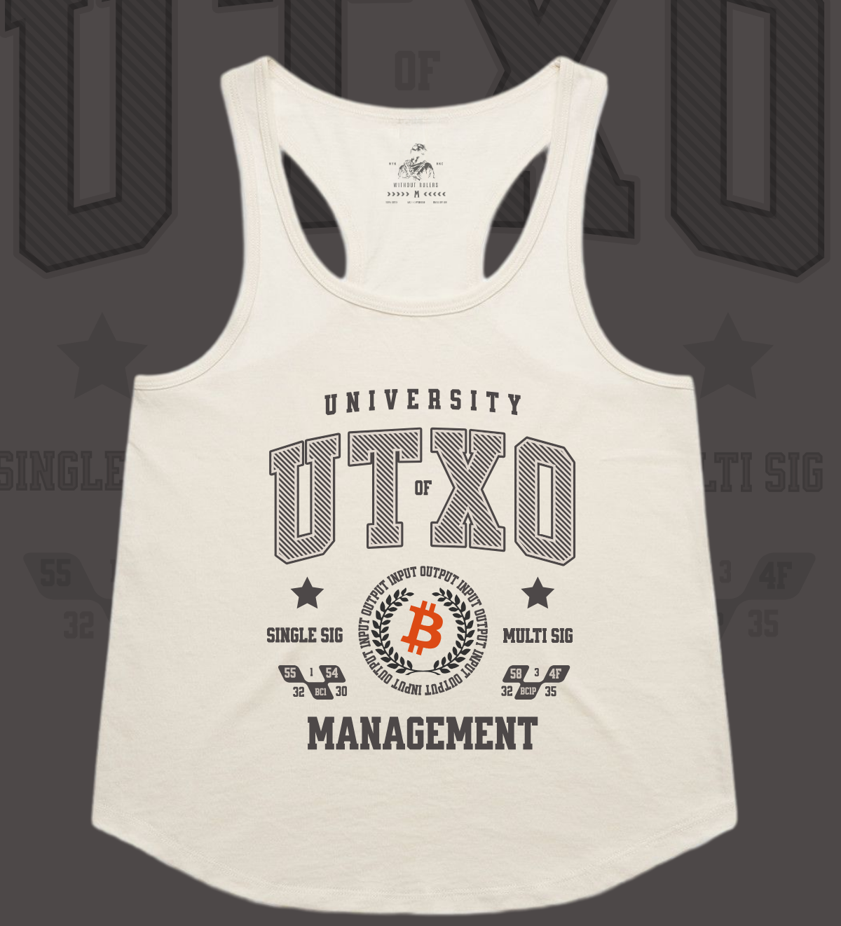 UTXO University Premium Womens Racerback