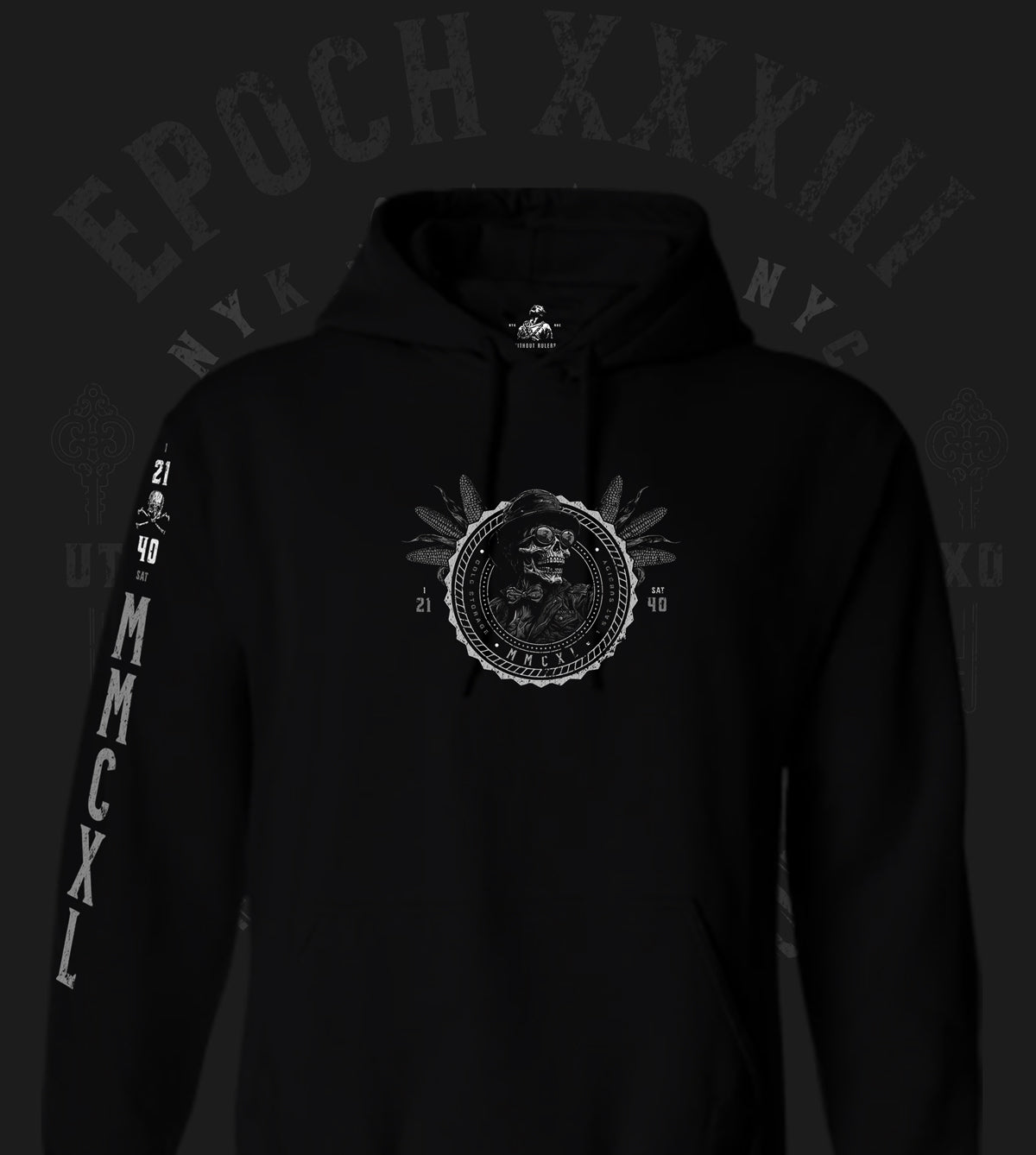 EPOCH 33 - Self Custody Only - Hoodie B&W