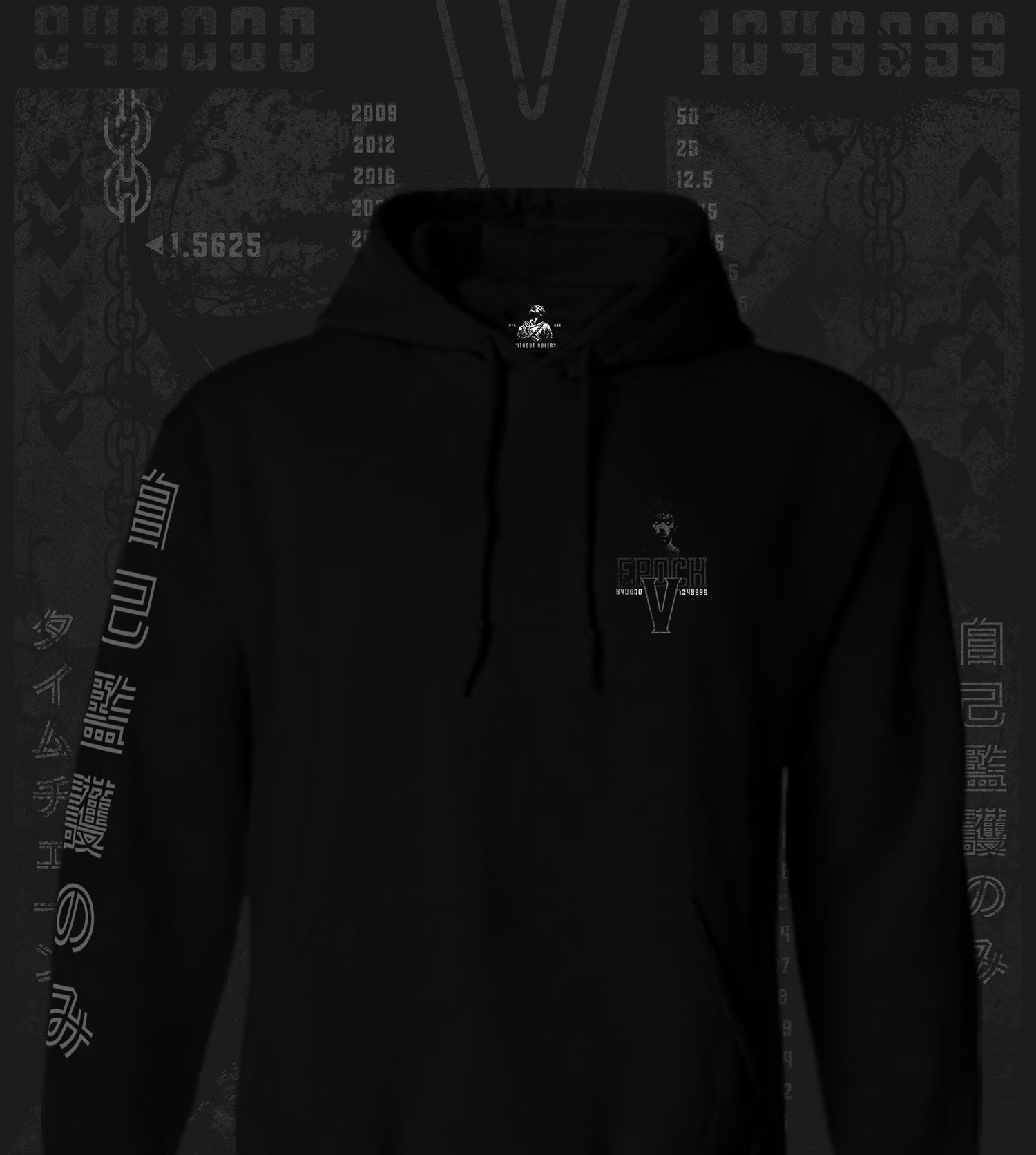EPOCH V - Fiat Temptation - Black & White - Hoodie