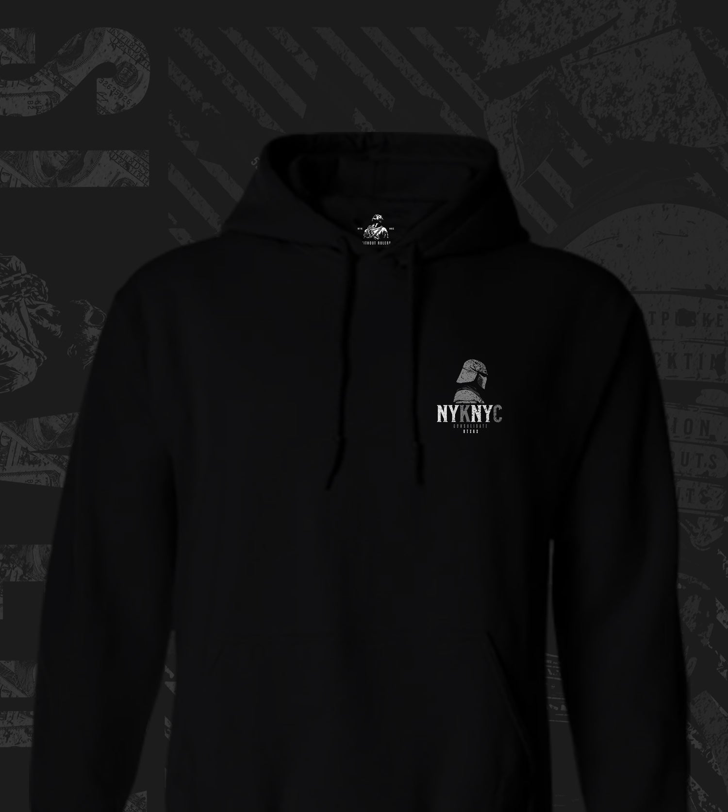 Bitcoin Or Slavery - Hoodie - Consolidate UTXOs Black and White