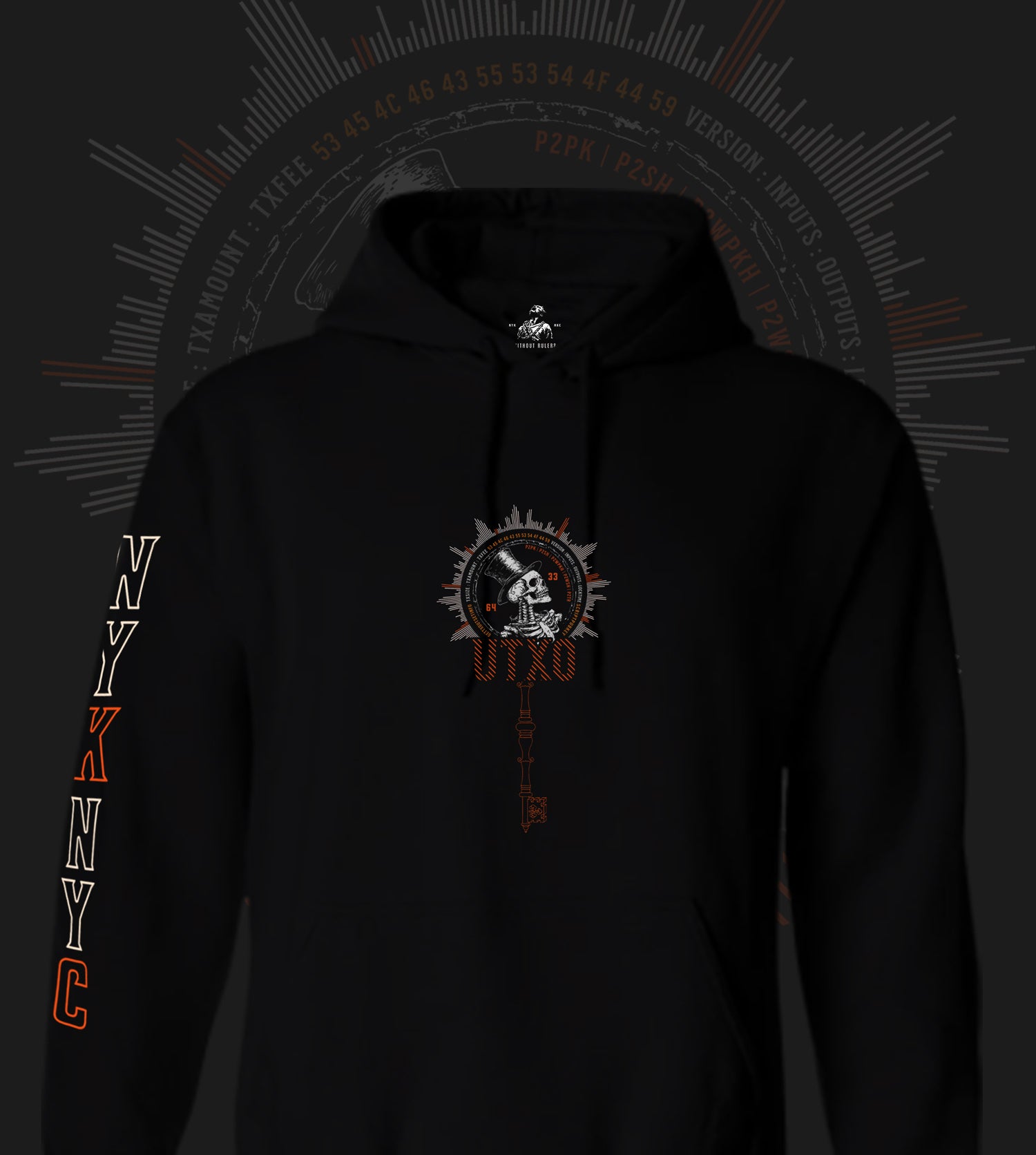 Bitcoin Or Slavery - UTXO Key Hoodie