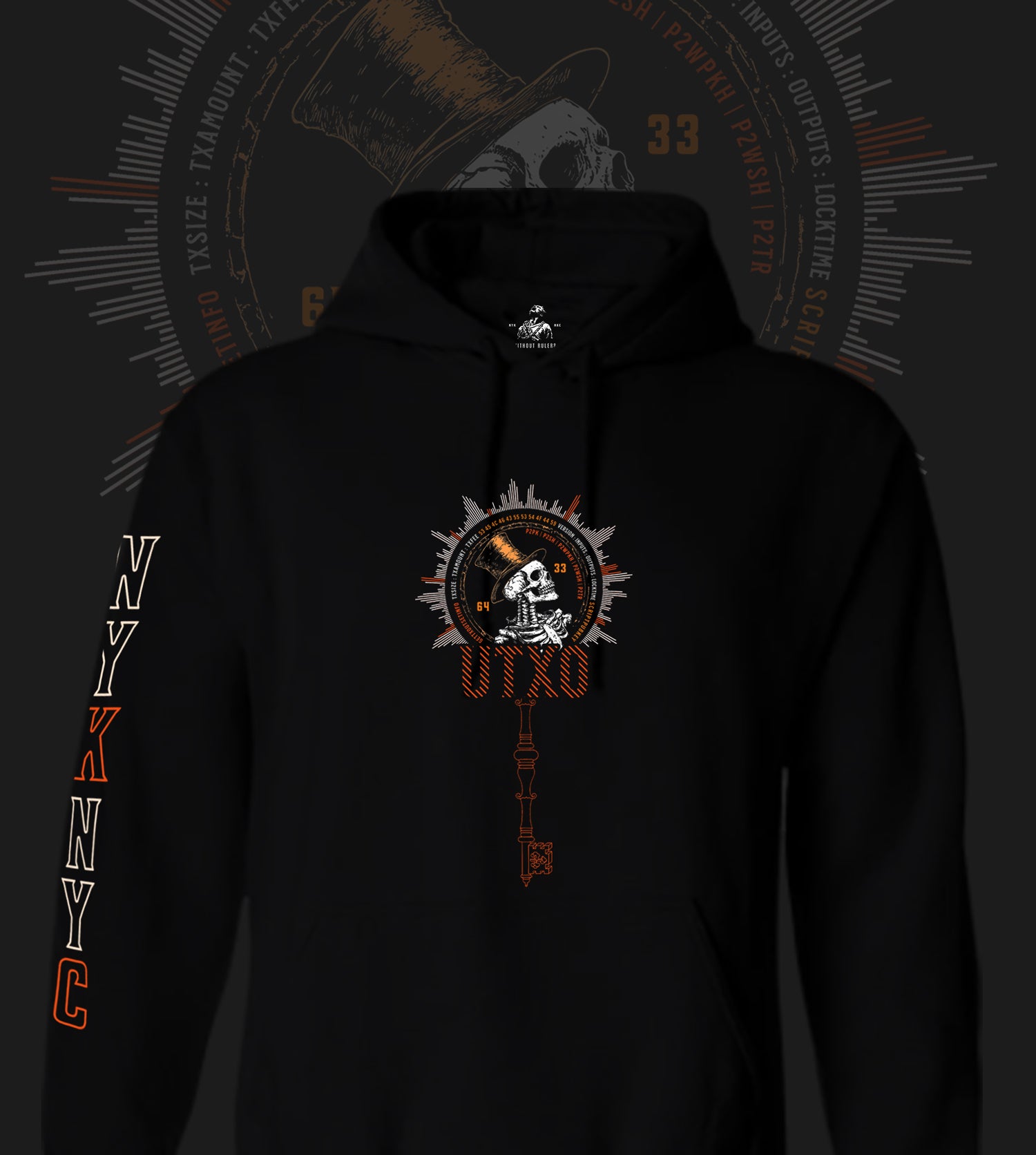 Bitcoin Or Slavery - UTXO Key Hoodie