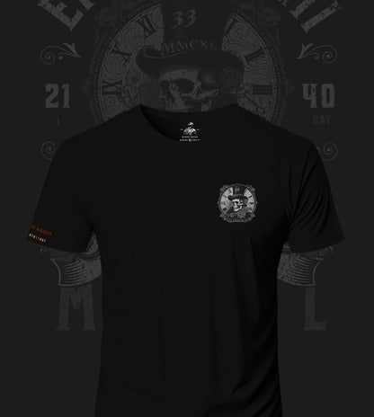 EPOCH 33 - T-shirt - 1 Sat Subsidy - Black and White