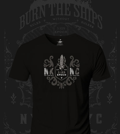 NYKNYC - Burn The Ships - T-Shirt Black& White