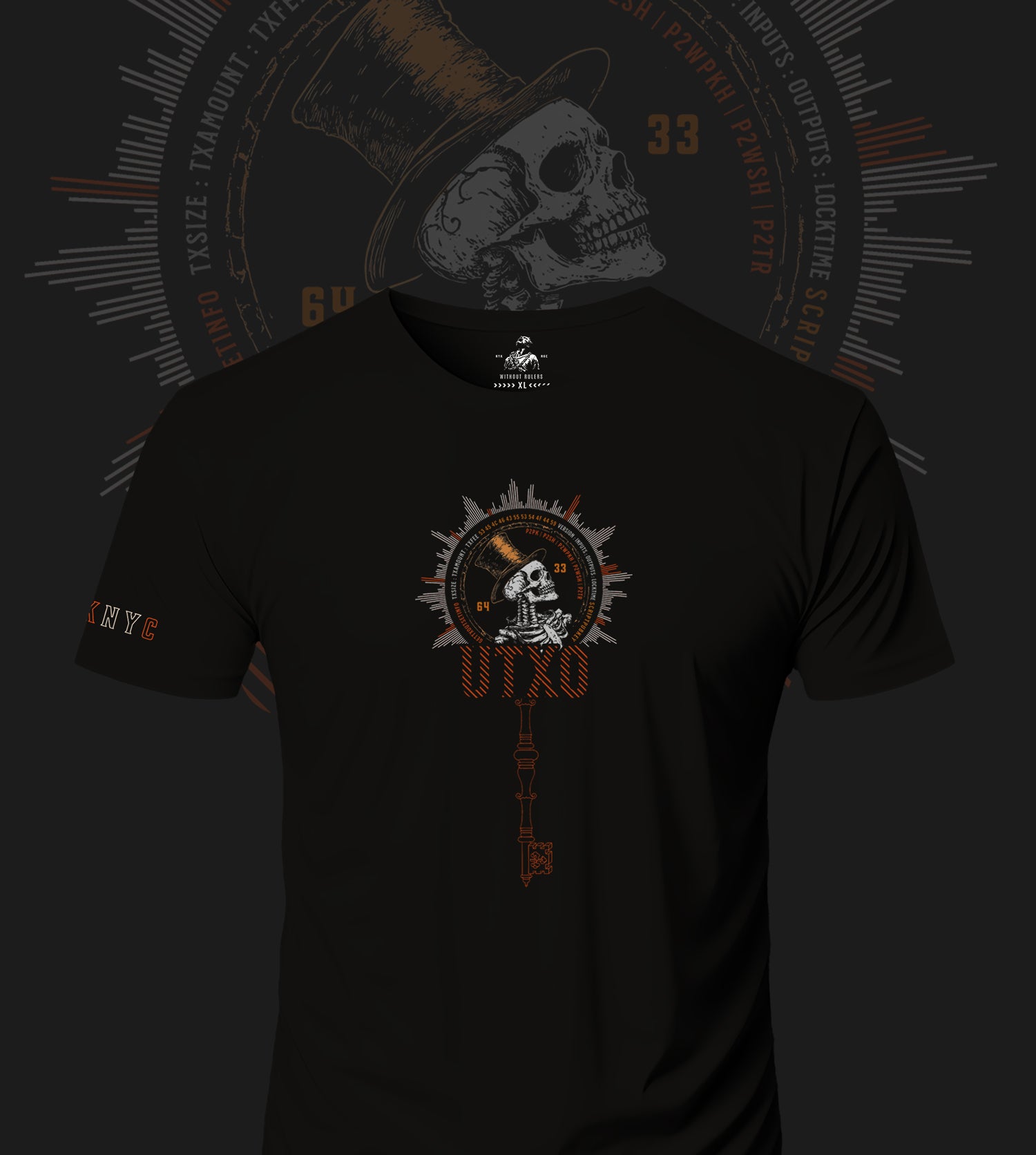 Bitcoin Or Slavery - UTXO Key - Tshirt